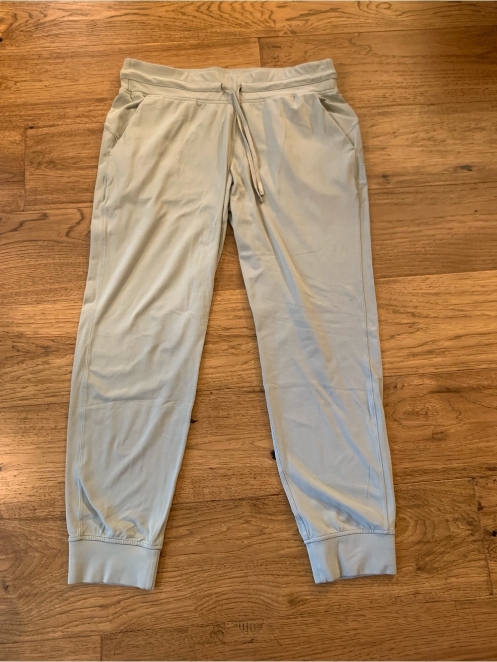 Light blue women’s Jogger Pants - Relaxed Drawstring Waist